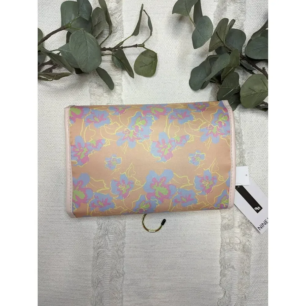 Nine West Hanging Travel Organizer in Peach Floral